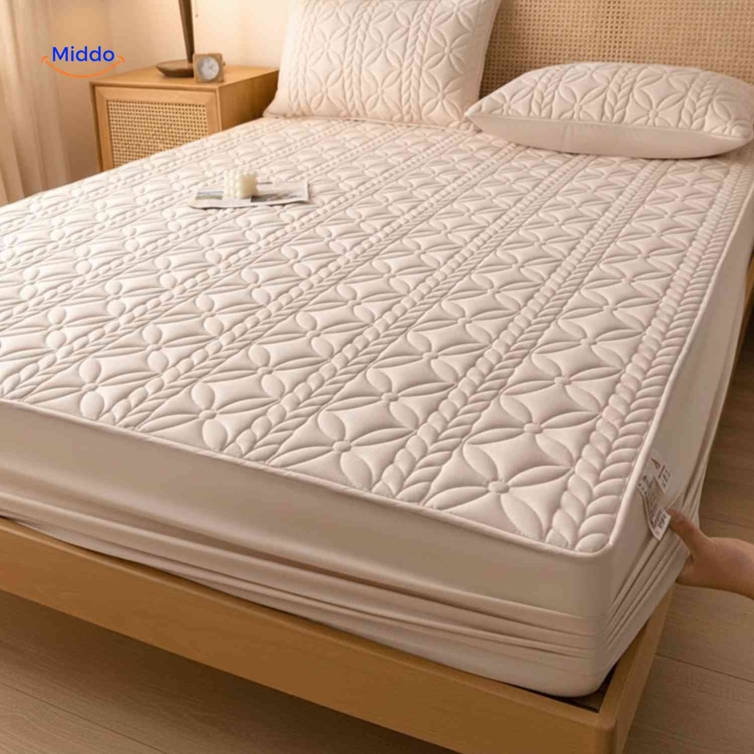 Comfortora™ Mattress Protector | Waterproof, Antibacterial, and Breathable