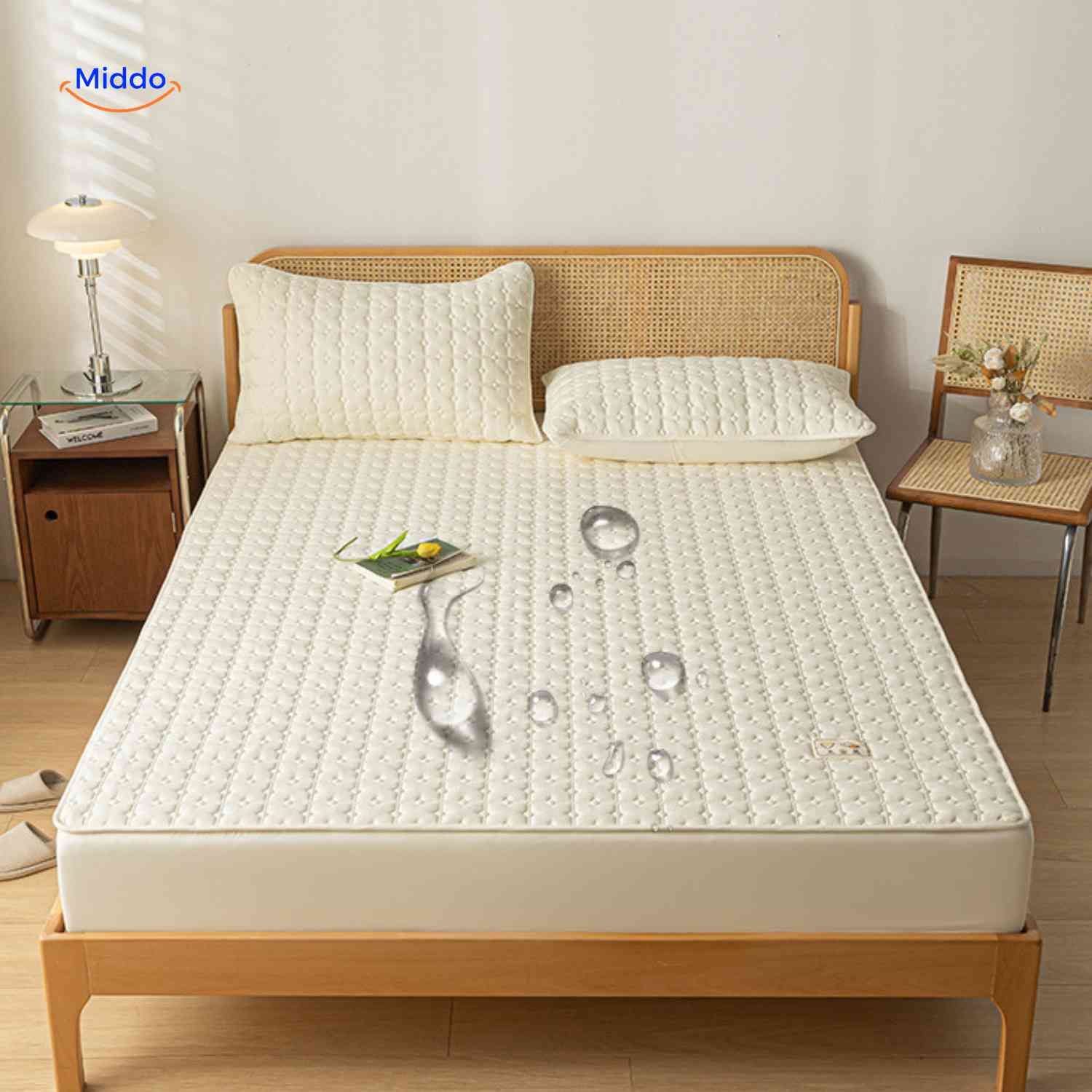 Comfortora™ Mattress Protector | Waterproof, Antibacterial, and Breathable