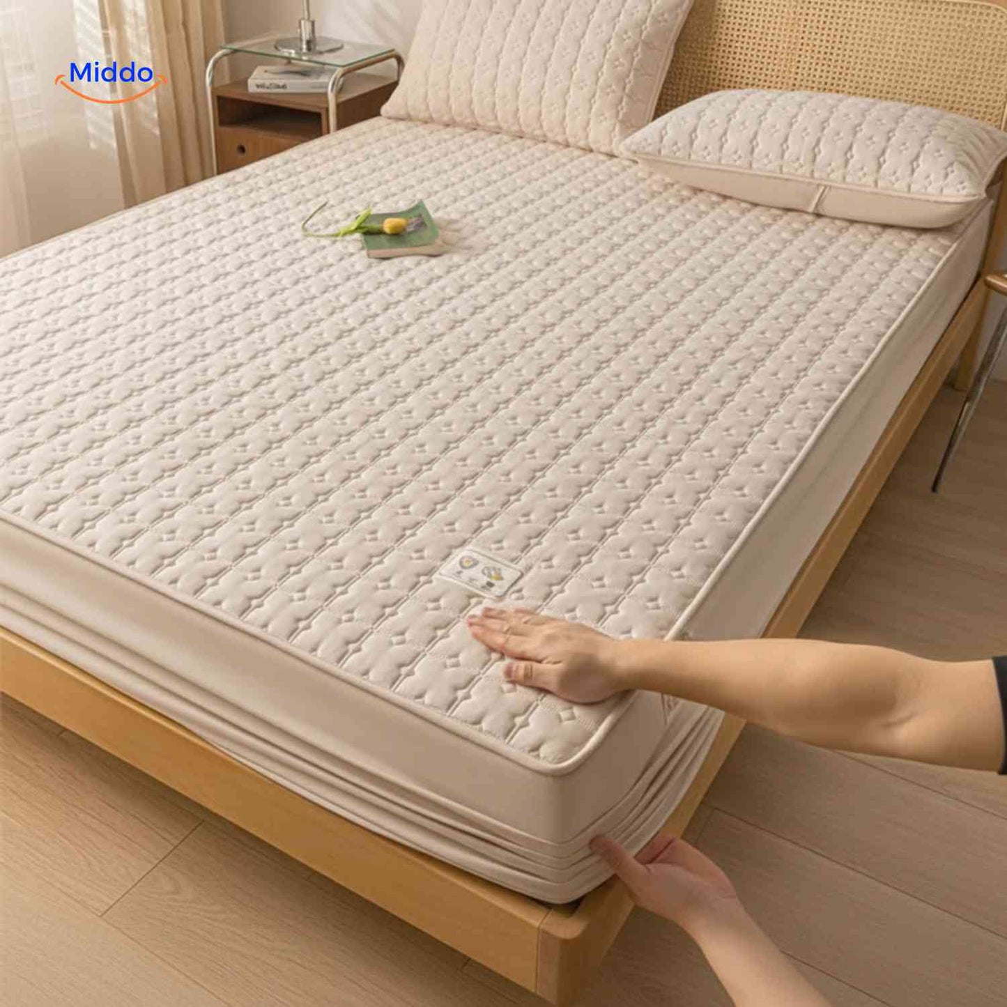 Comfortora™ Mattress Protector | Waterproof, Antibacterial, and Breathable