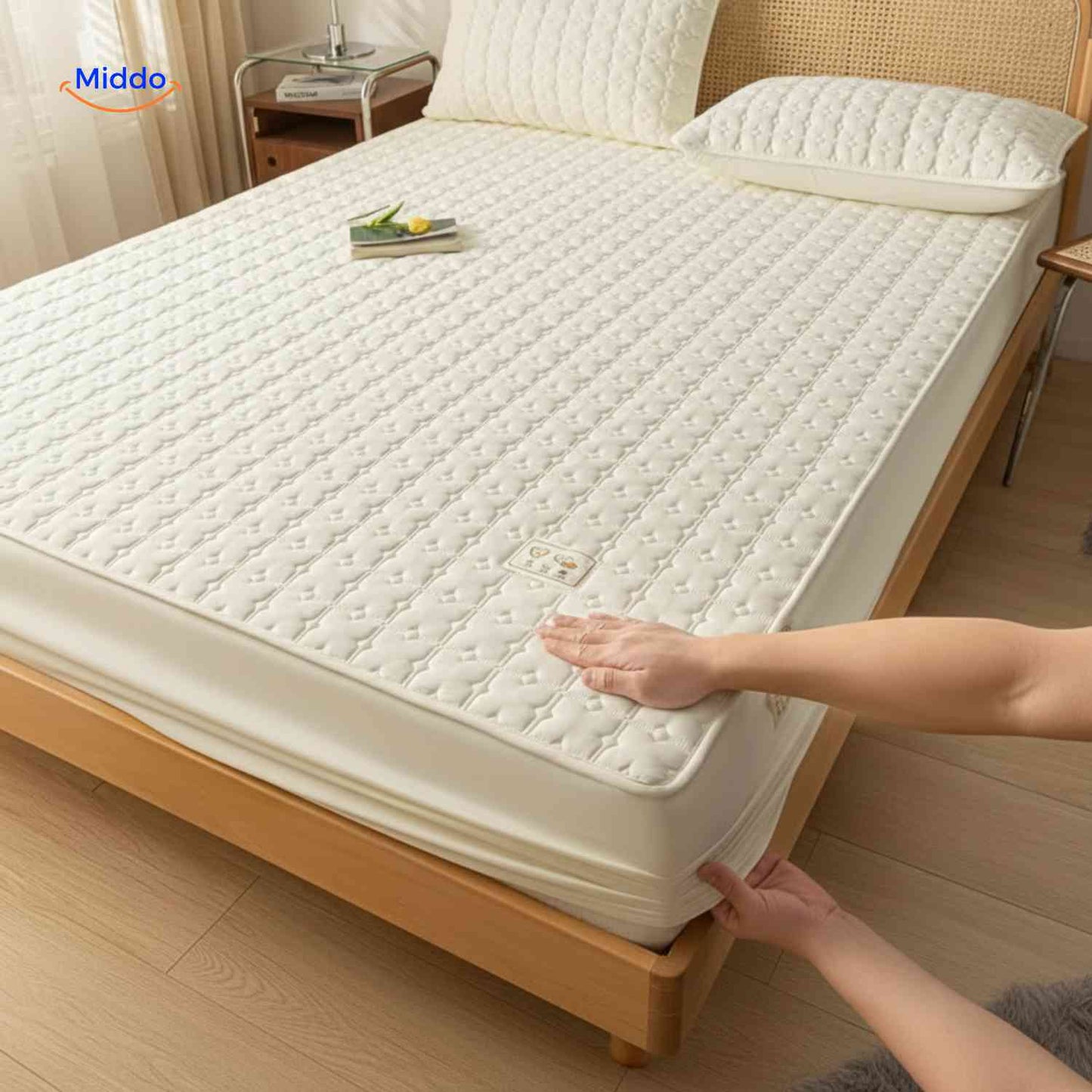 Comfortora™ Mattress Protector | Waterproof, Antibacterial, and Breathable