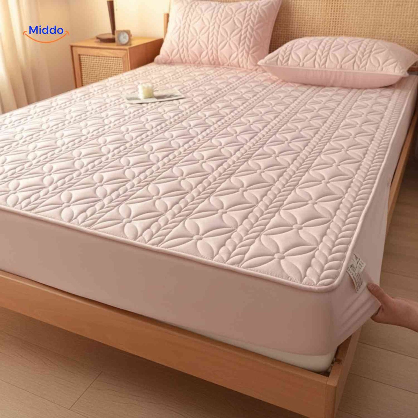 Comfortora™ Mattress Protector | Waterproof, Antibacterial, and Breathable