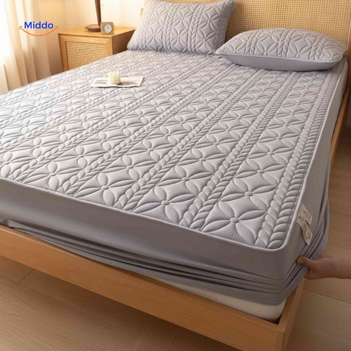 Comfortora™ Mattress Protector | Waterproof, Antibacterial, and Breathable