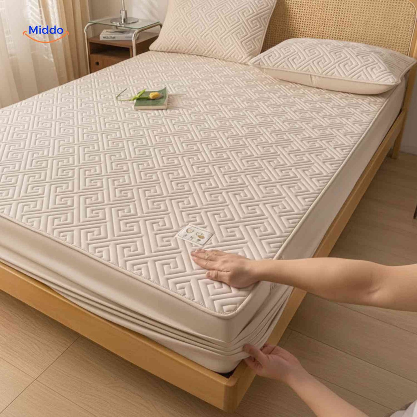 Comfortora™ Mattress Protector | Waterproof, Antibacterial, and Breathable