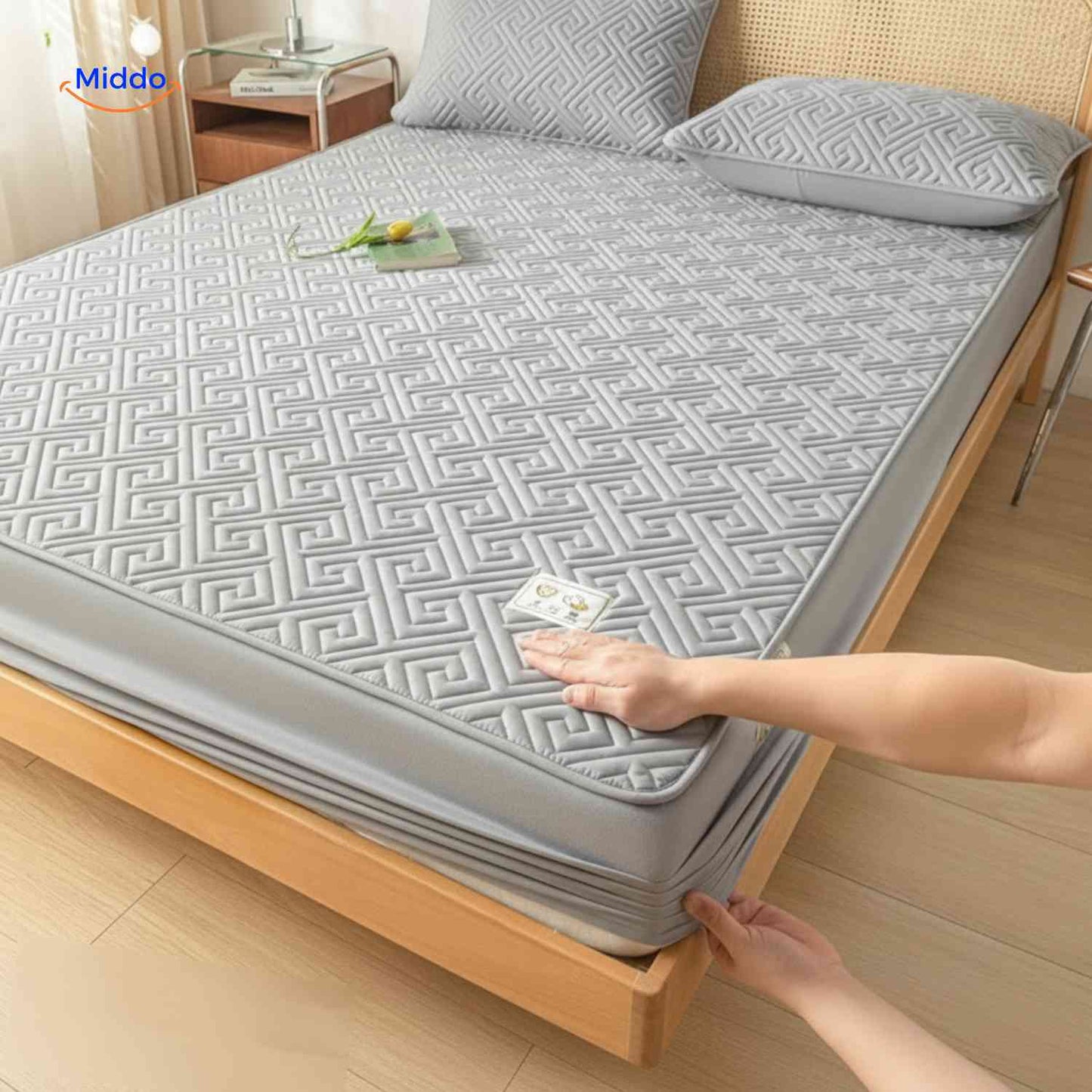 Comfortora™ Mattress Protector | Waterproof, Antibacterial, and Breathable