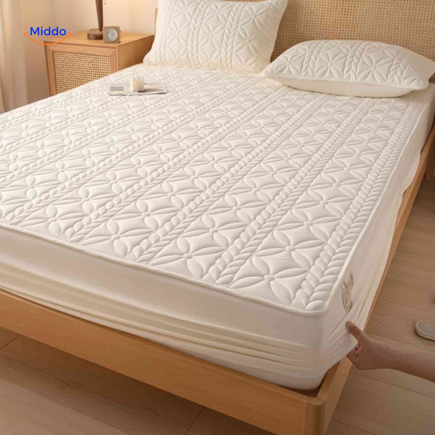 Comfortora™ Mattress Protector | Waterproof, Antibacterial, and Breathable