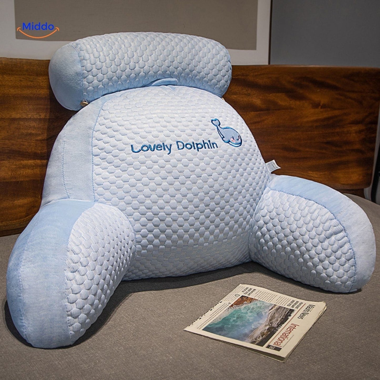 ComfyBack™ Back Support Cushion | Soft Lumbar Pillow for Sofa & Bed