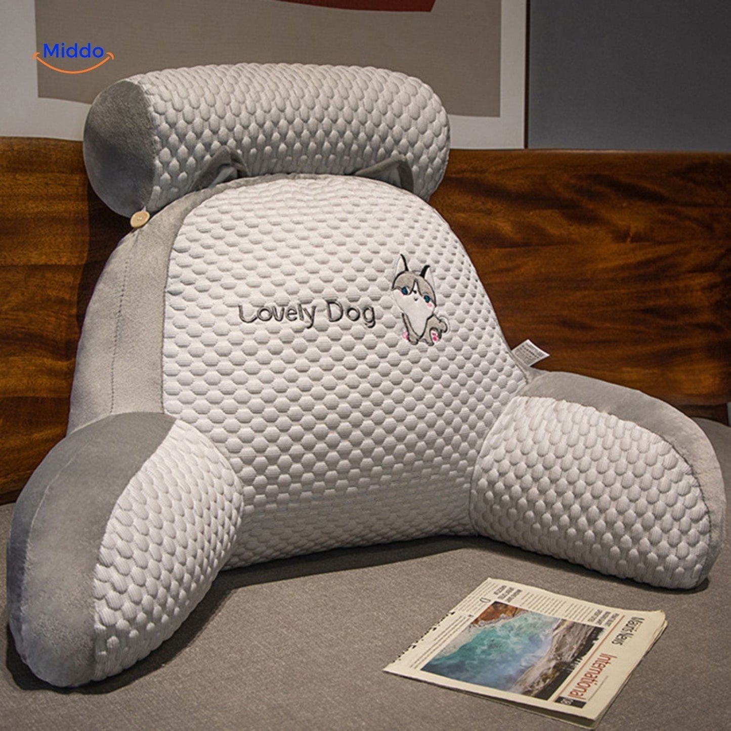 ComfyBack™ Back Support Cushion | Soft Lumbar Pillow for Sofa & Bed