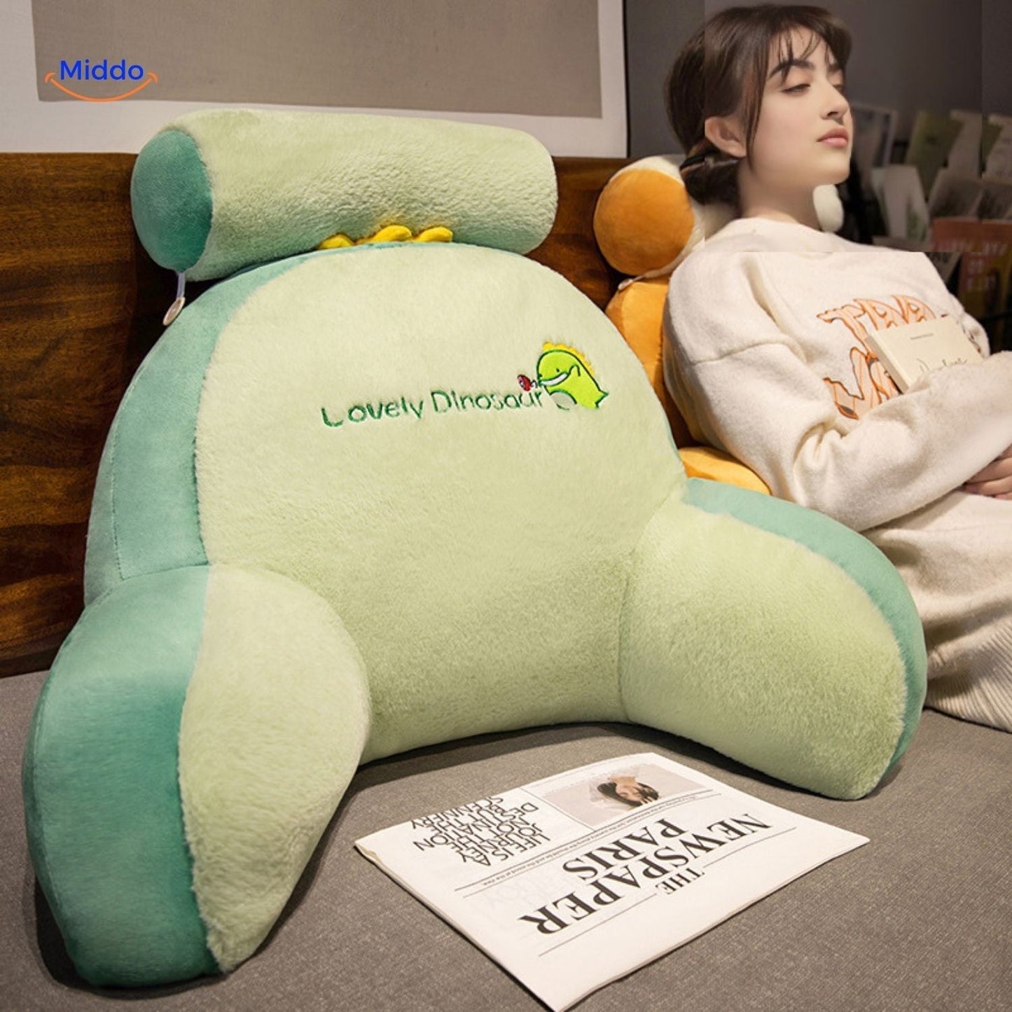 ComfyBack™ Back Support Cushion | Soft Lumbar Pillow for Sofa & Bed
