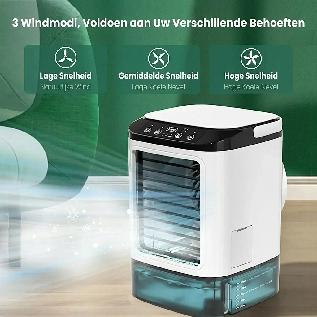 Compact Cool Fan with Humidifier