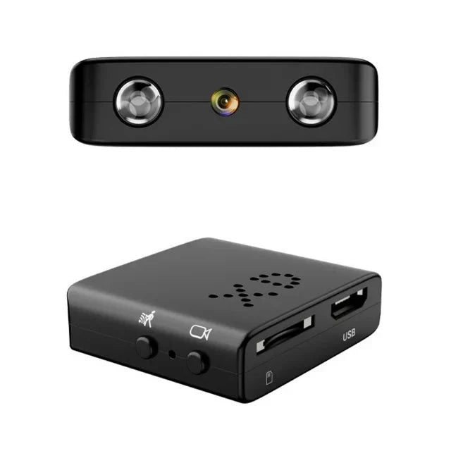 Compact Micro HD WiFi Camera with Audio and Night Vision