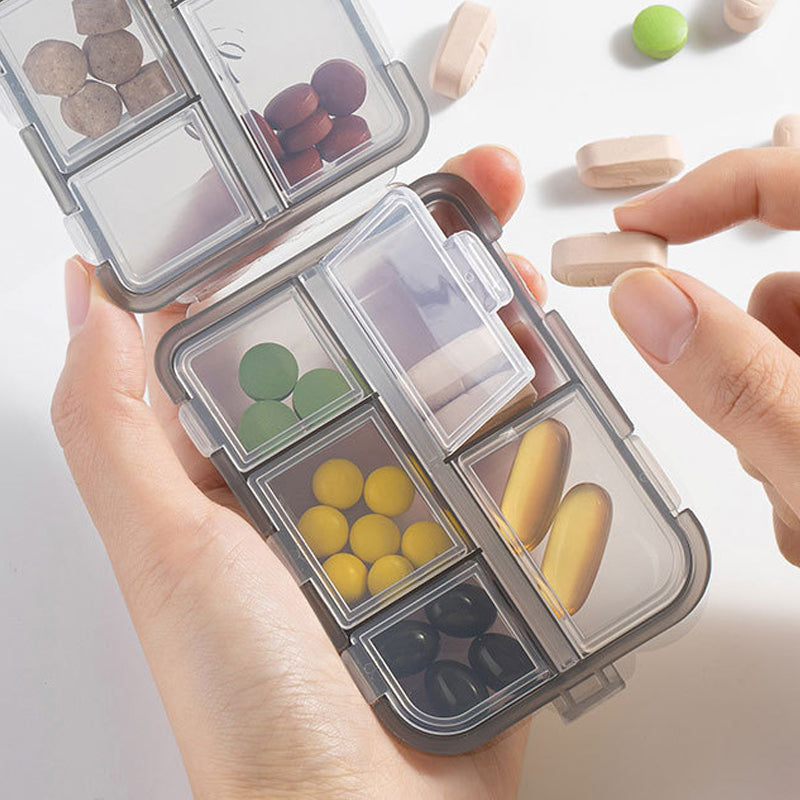 Compact Portable Travel Pill Organizer with 161 Labels