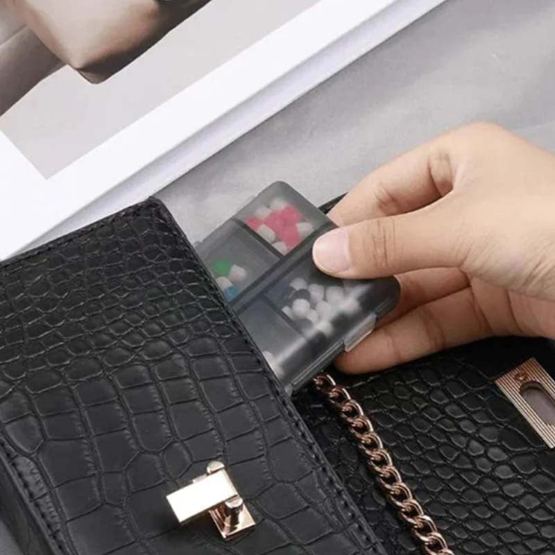 Compact Portable Travel Pill Organizer with 161 Labels
