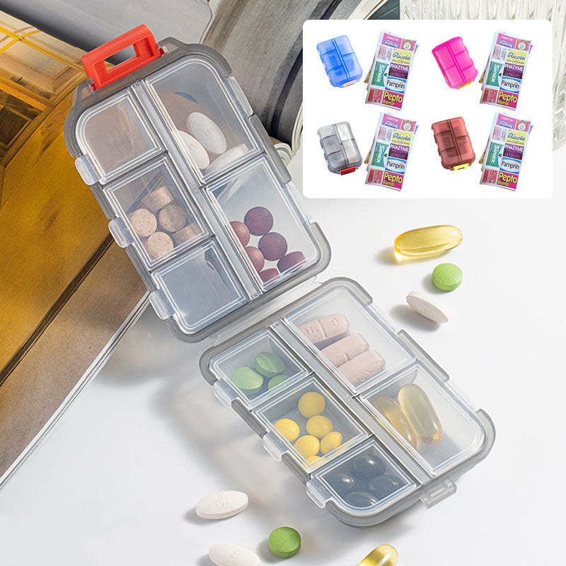 Compact Portable Travel Pill Organizer with 161 Labels