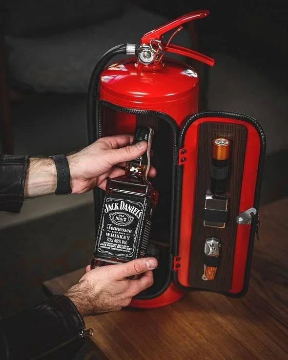 Concealed Bar - Fire Extinguisher Design - Unique and Stylish