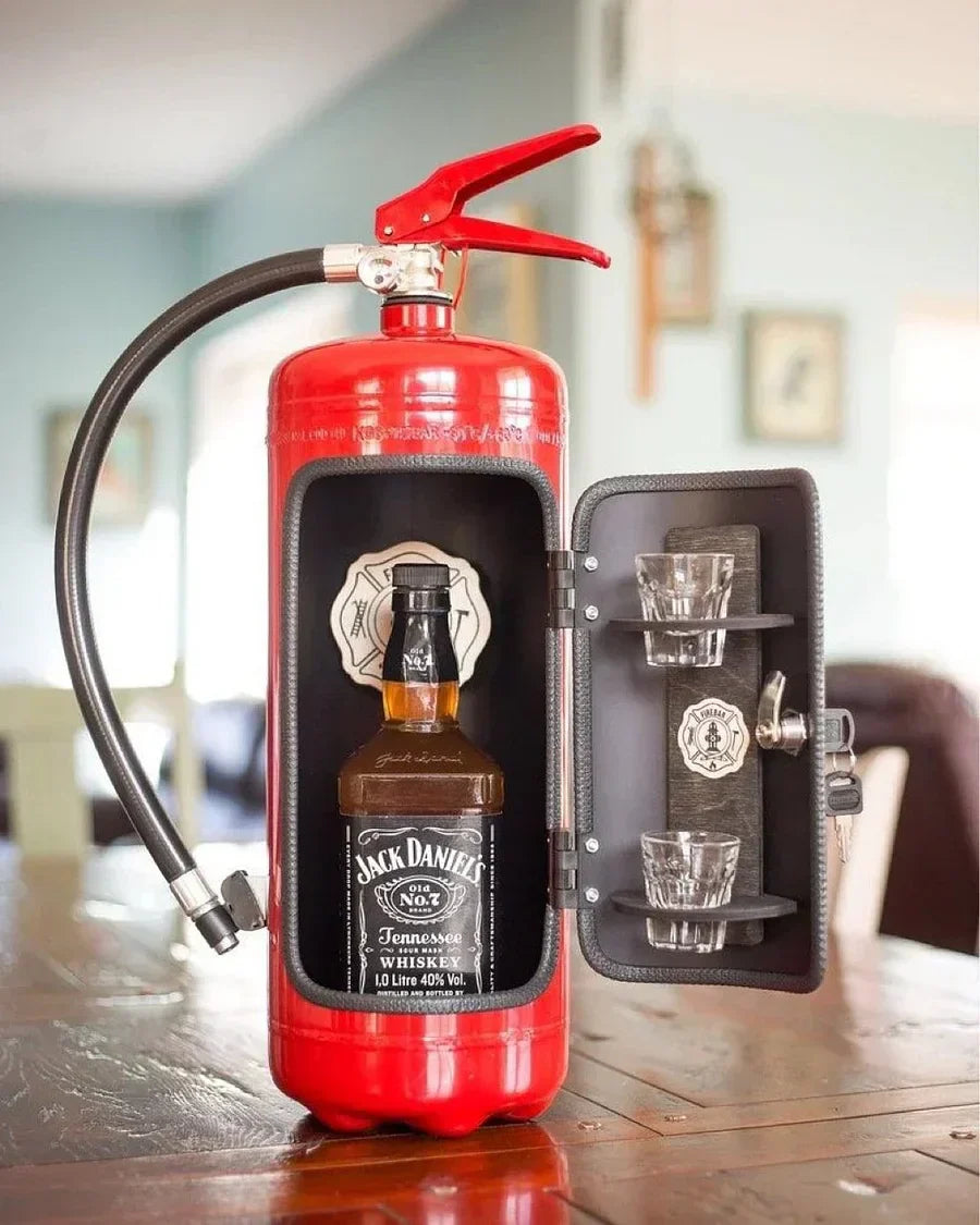 Concealed Bar - Fire Extinguisher Design - Unique and Stylish