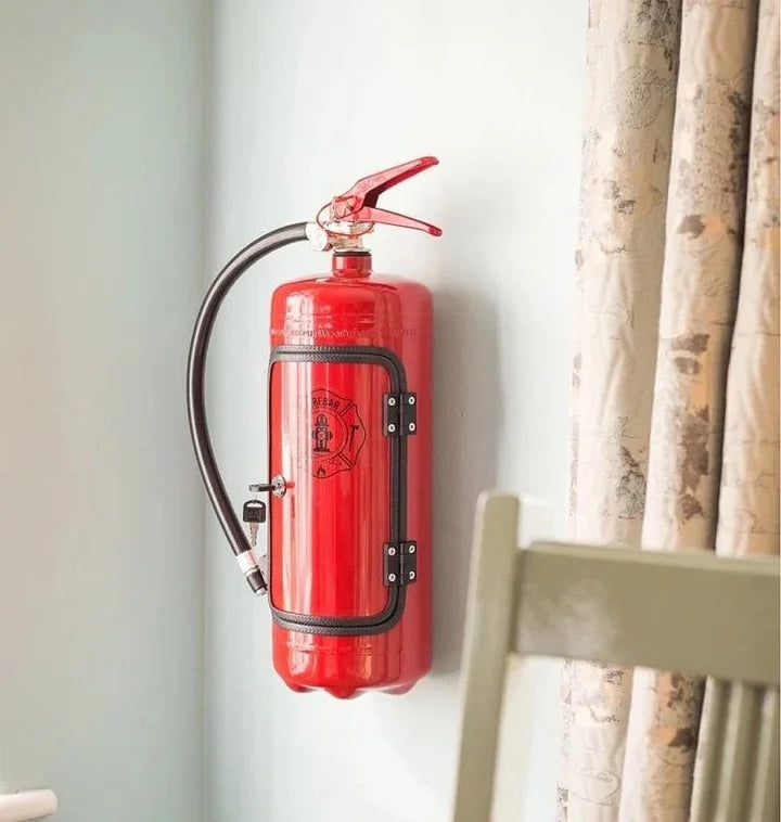 Concealed Bar - Fire Extinguisher Design - Unique and Stylish
