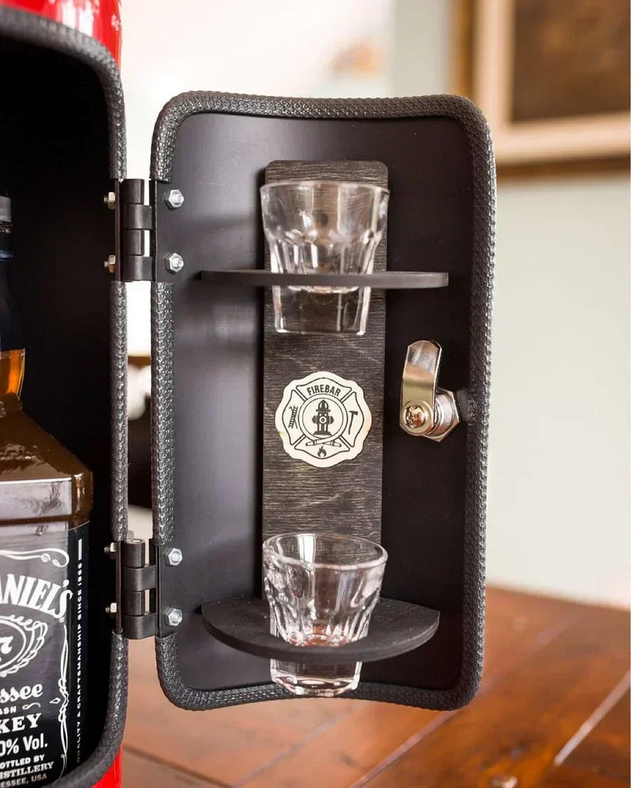 Concealed Bar - Fire Extinguisher Design - Unique and Stylish