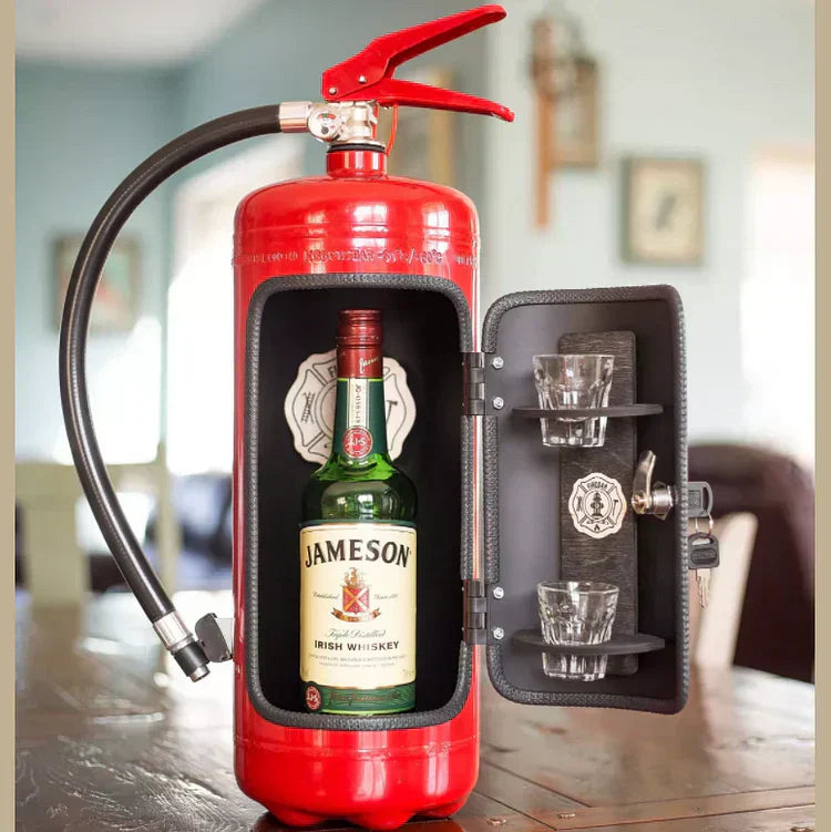 Concealed Bar - Fire Extinguisher Design - Unique and Stylish