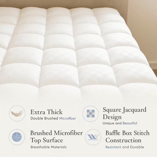Cooling Mattress Topper for Comfort
