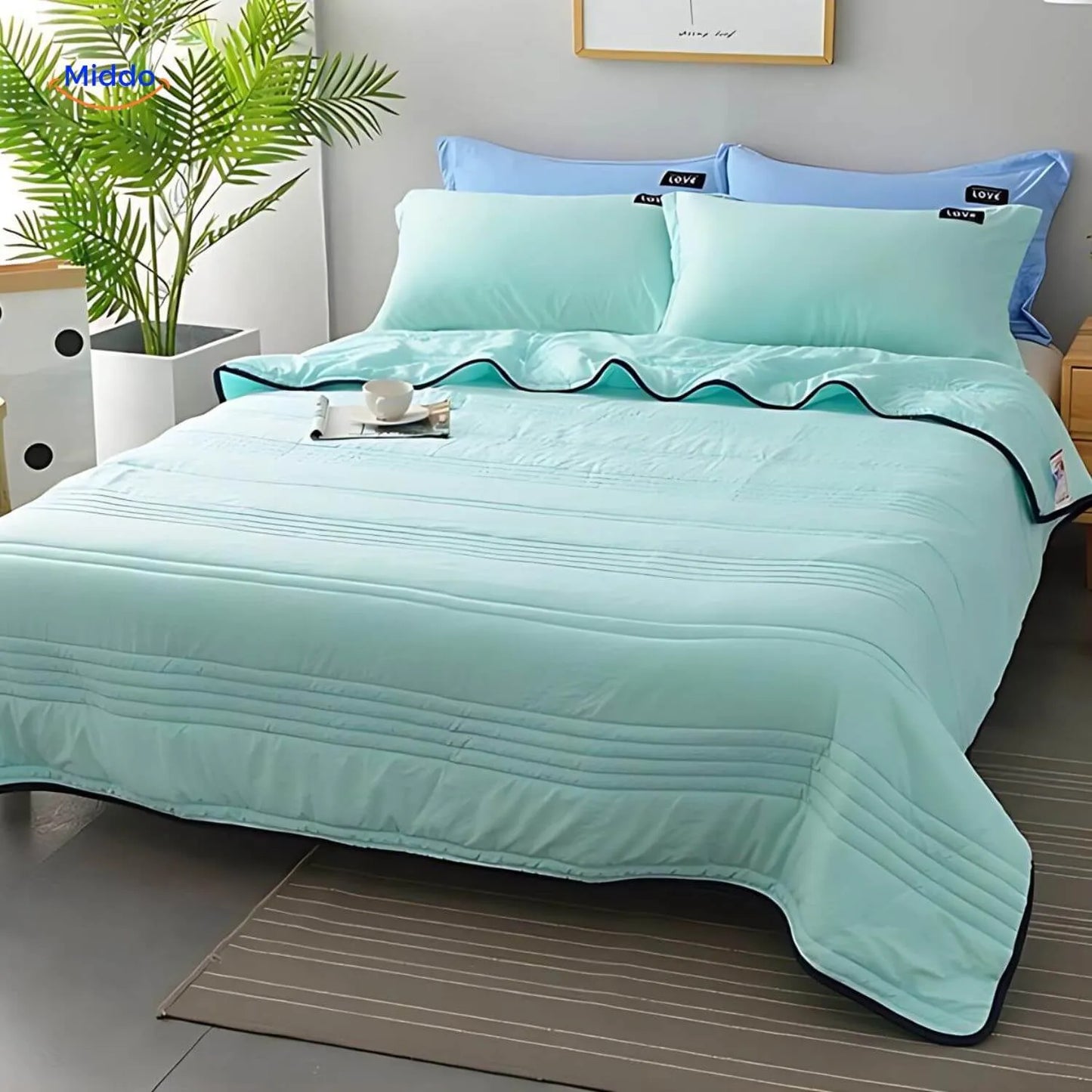 Coolwave™ Cooling Blanket | Breathable and Lightweight for Stylish Summer Comfort!