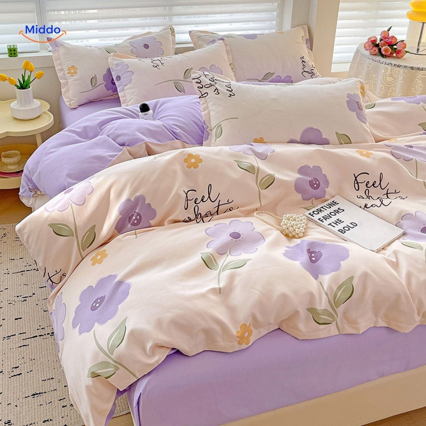 CottonNest™ | Cotton Bedding for Mother & Baby, 4-Piece Set