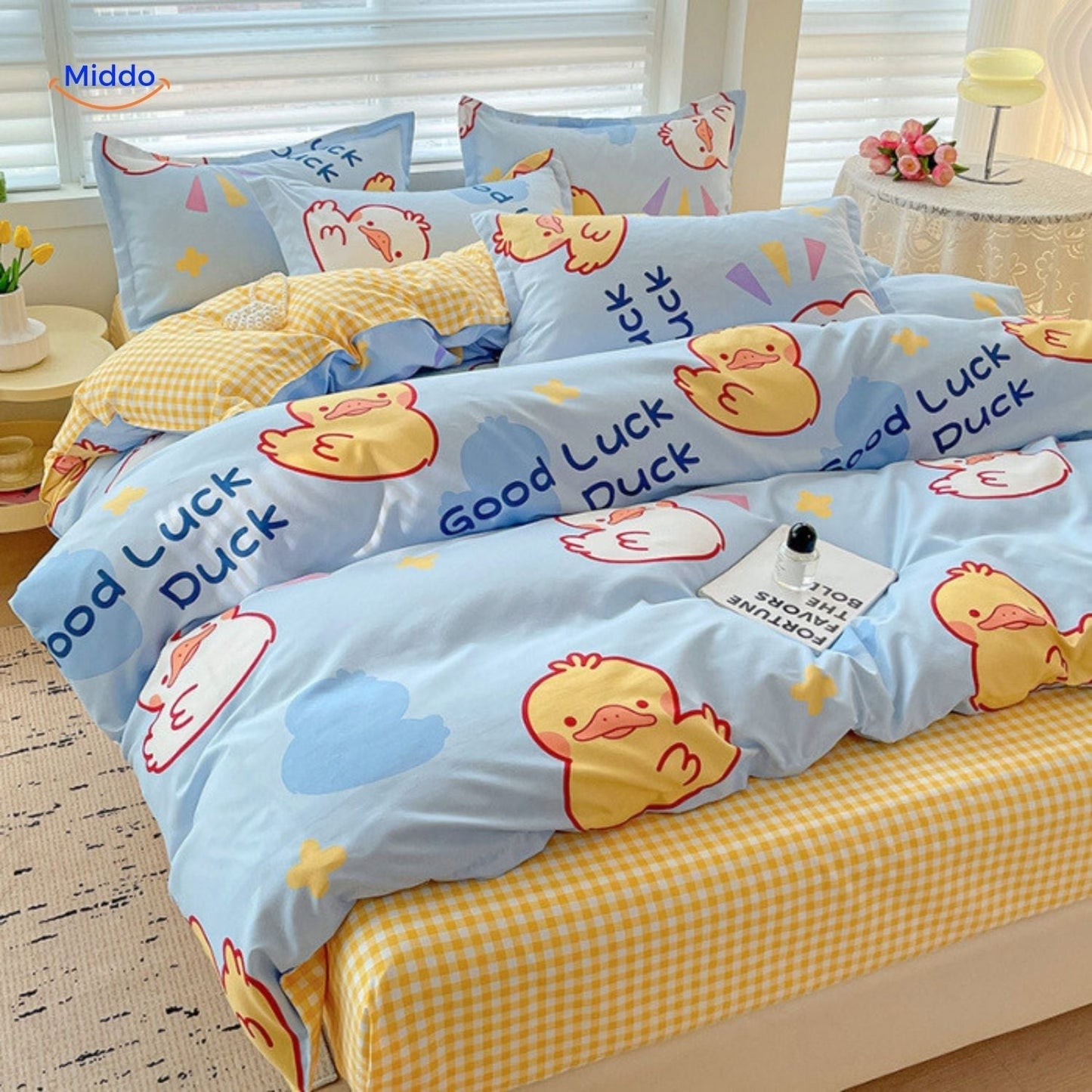 CottonNest™ | Cotton Bedding for Mother & Baby, 4-Piece Set