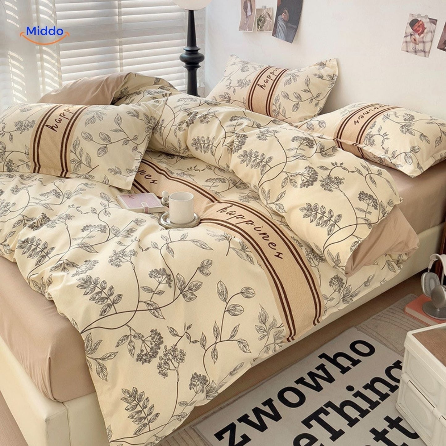 CottonNest™ | Cotton Bedding for Mother & Baby, 4-Piece Set