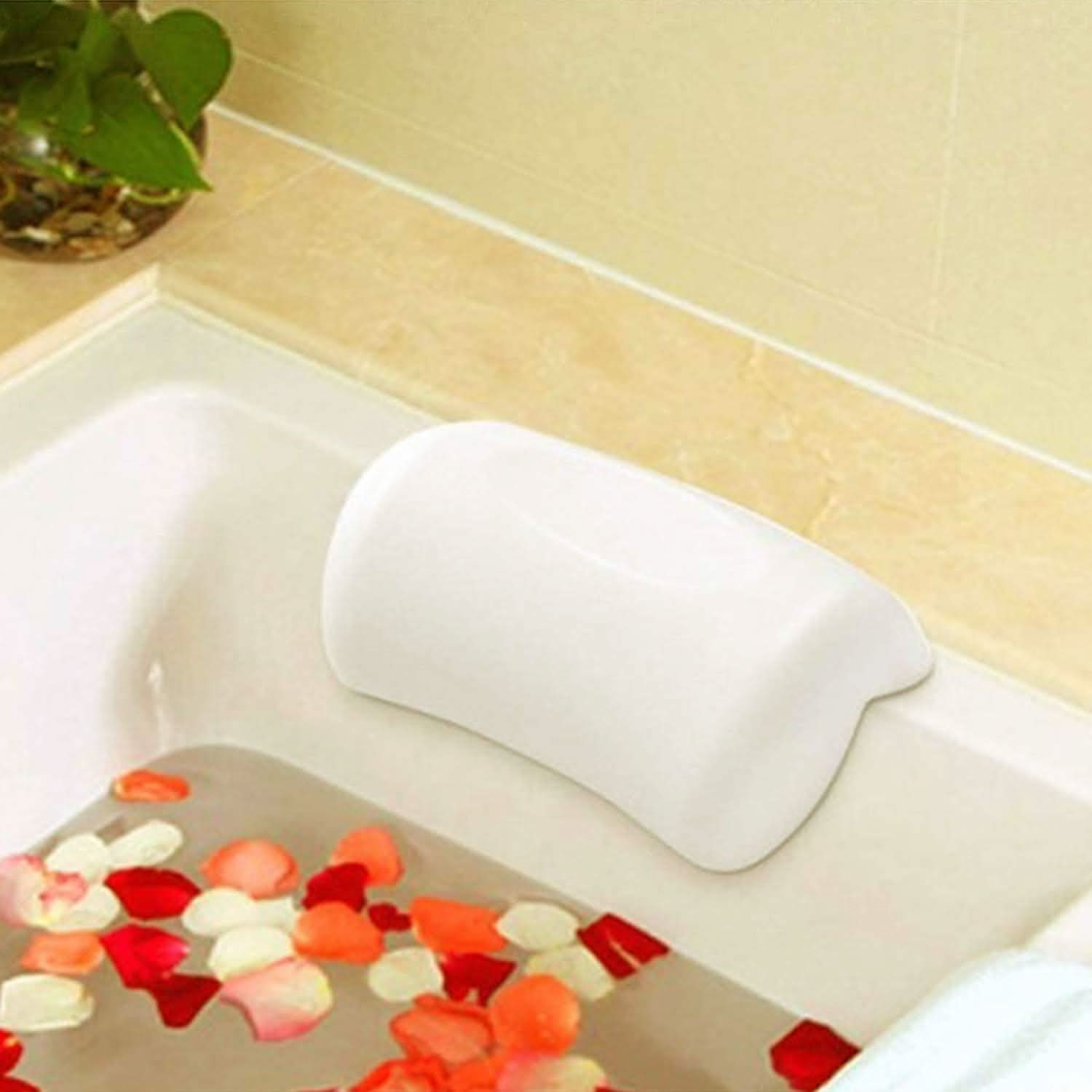 CozySoak Ergonomic Bath Pillow – Quick-Dry Support