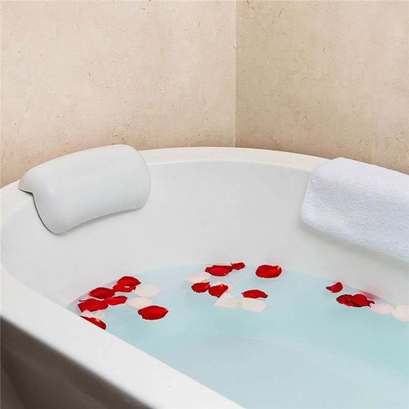CozySoak Ergonomic Bath Pillow – Quick-Dry Support