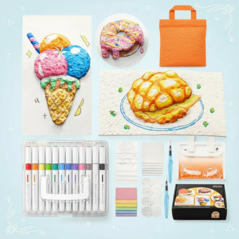 Creative Texture Art Pen Set for Realistic Models