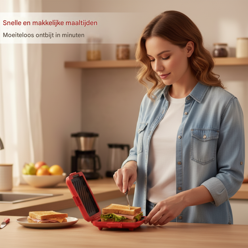 CrispyChef™ | Ready in 3 minutes, without stuck food residues
