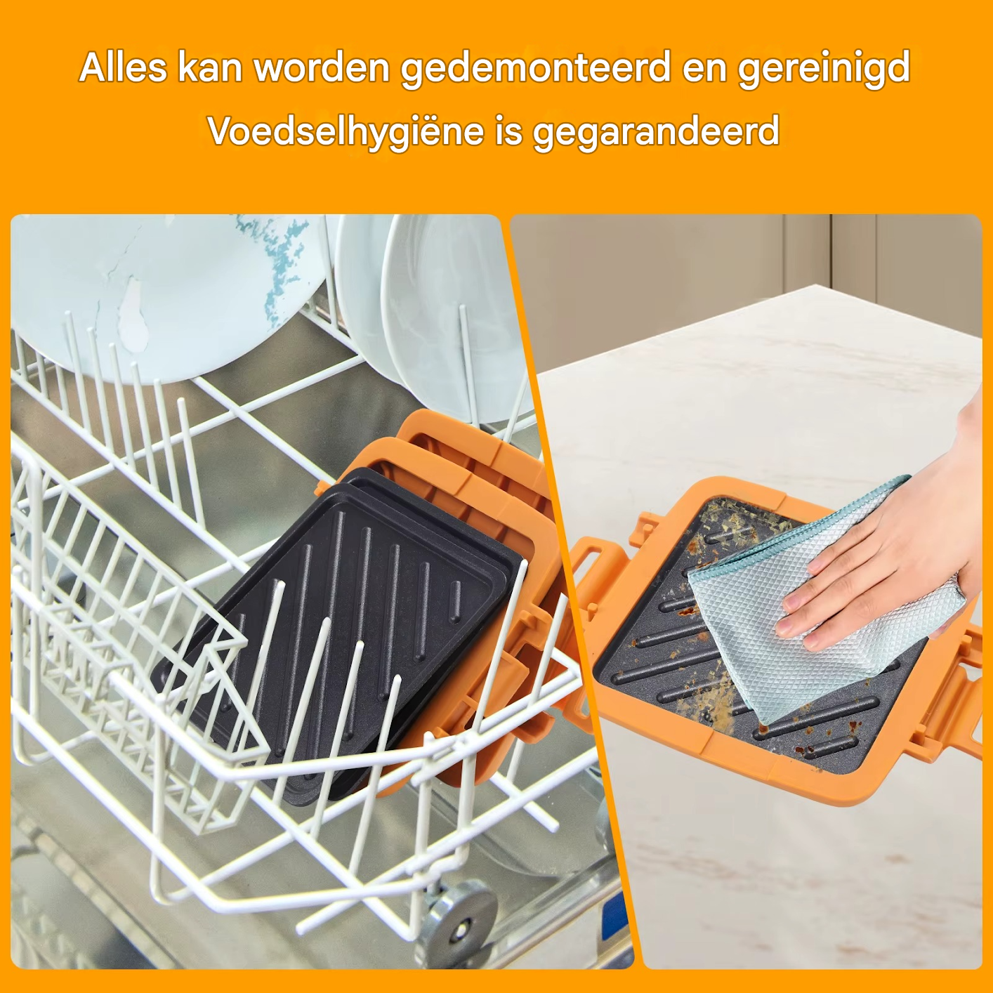 CrispyChef™ | Ready in 3 minutes, without stuck food residues