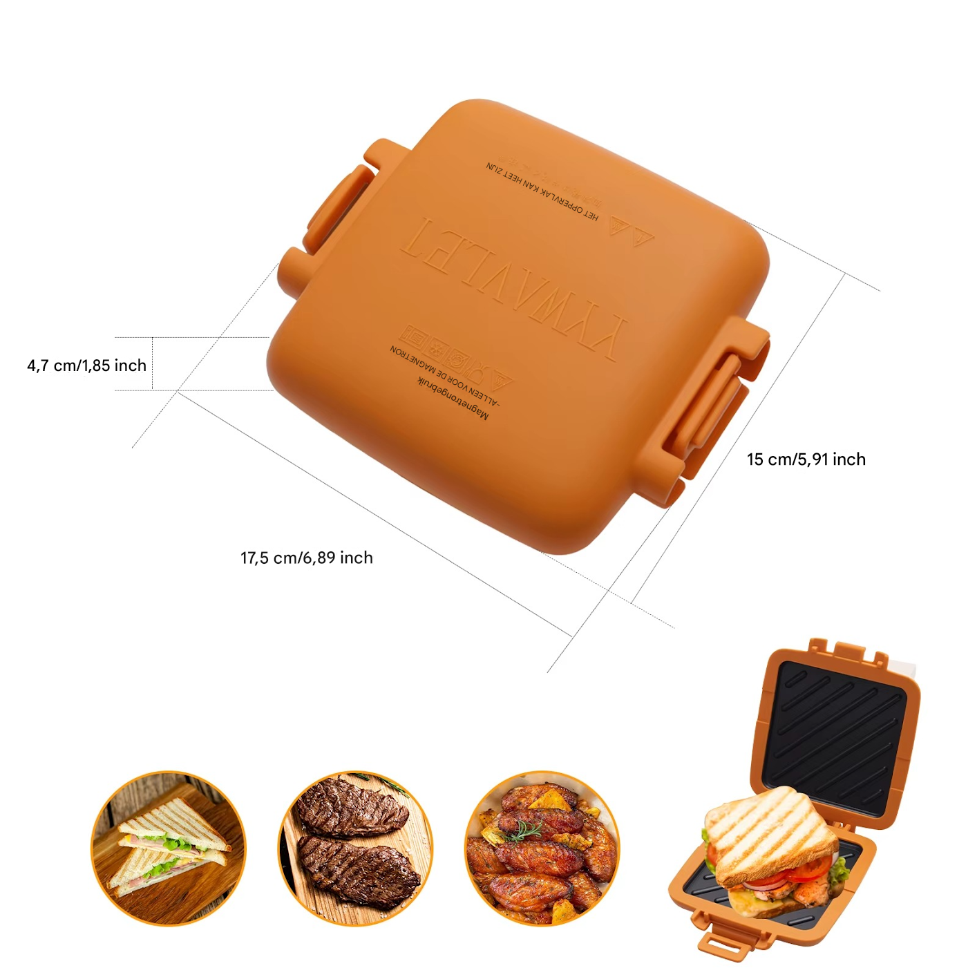 CrispyChef™ | Ready in 3 minutes, without stuck food residues