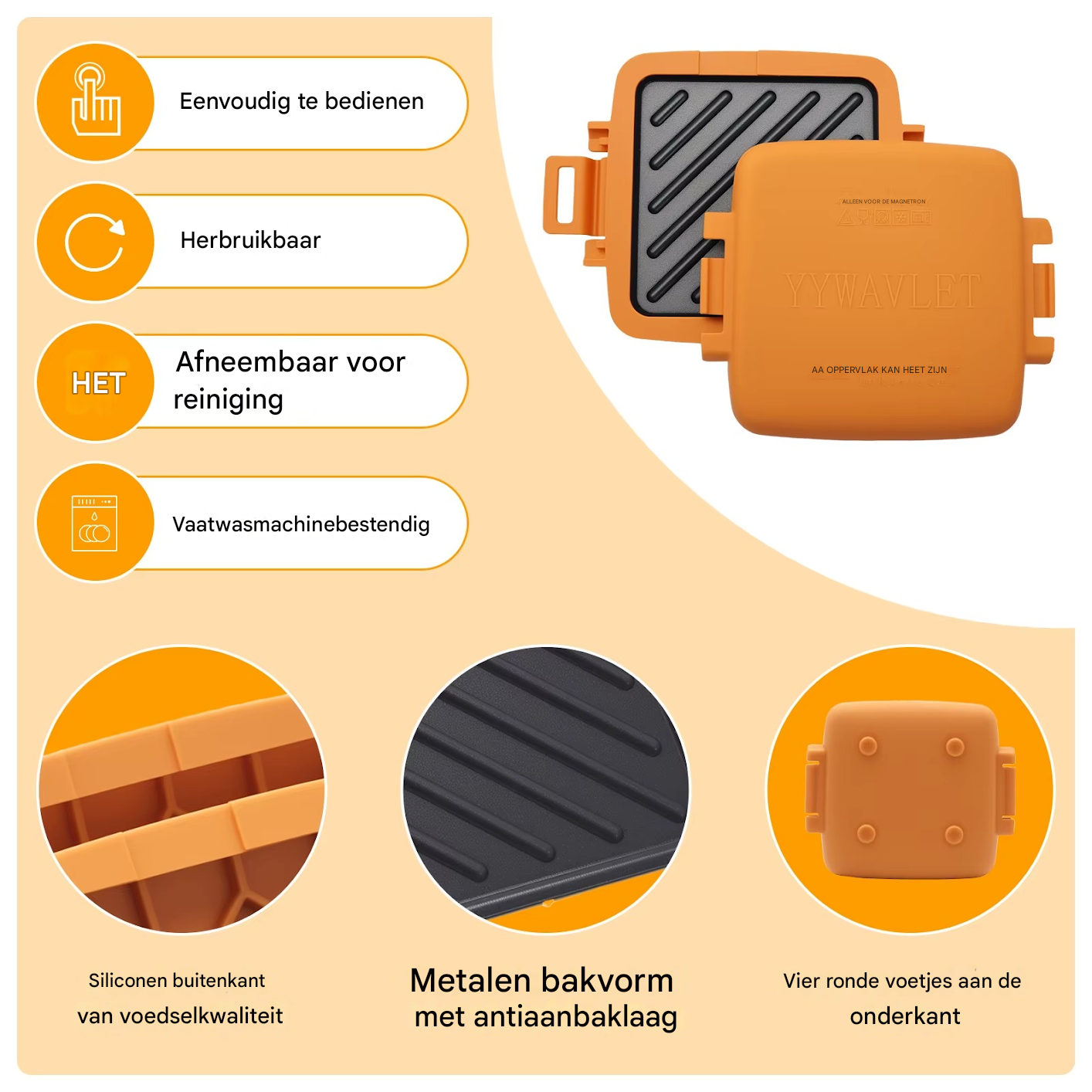 CrispyChef™ | Ready in 3 minutes, without stuck food residues