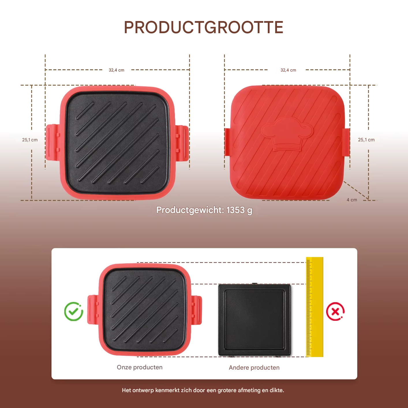 CrispyChef™ | Ready in 3 minutes, without stuck food residues