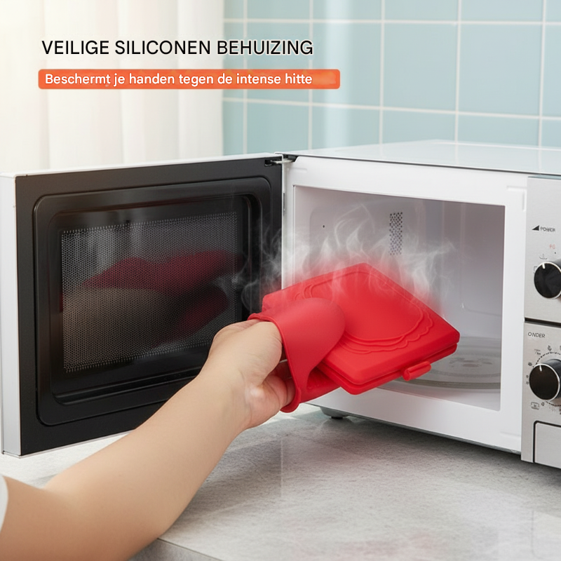 CrispyChef™ | Ready in 3 minutes, without stuck food residues