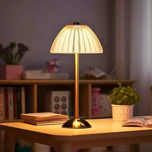 Crystal Rechargeable LED Cordless Table Lamp