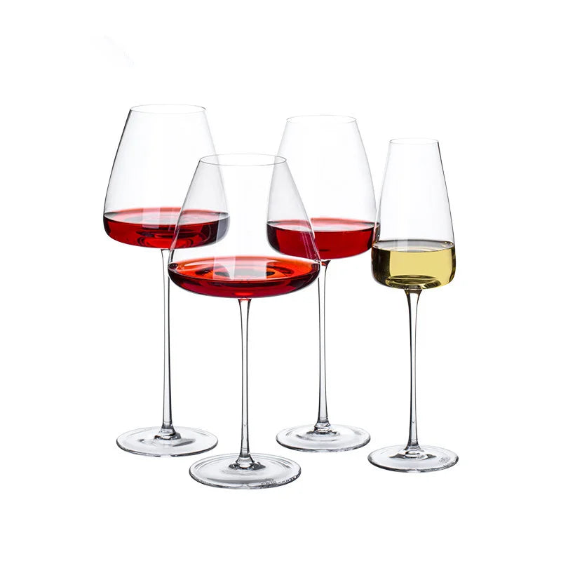 Crystal Wine Glasses | LuxeSip | Handmade Elegance