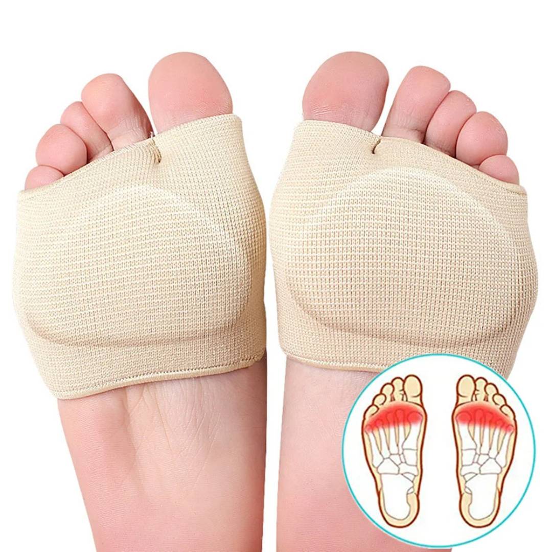 CushionFlex Forefoot Protection | Silicone Gel Cushion - Absorbs Shock on Foot - Pain Relief - for Metatarsalgia - Daily Comfort Closora