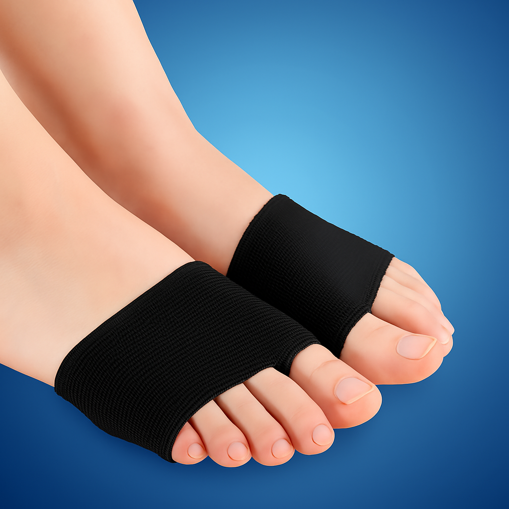 CushionFlex Forefoot Protection | Silicone Gel Cushion - Absorbs Shock on Foot - Pain Relief - for Metatarsalgia - Daily Comfort Closora