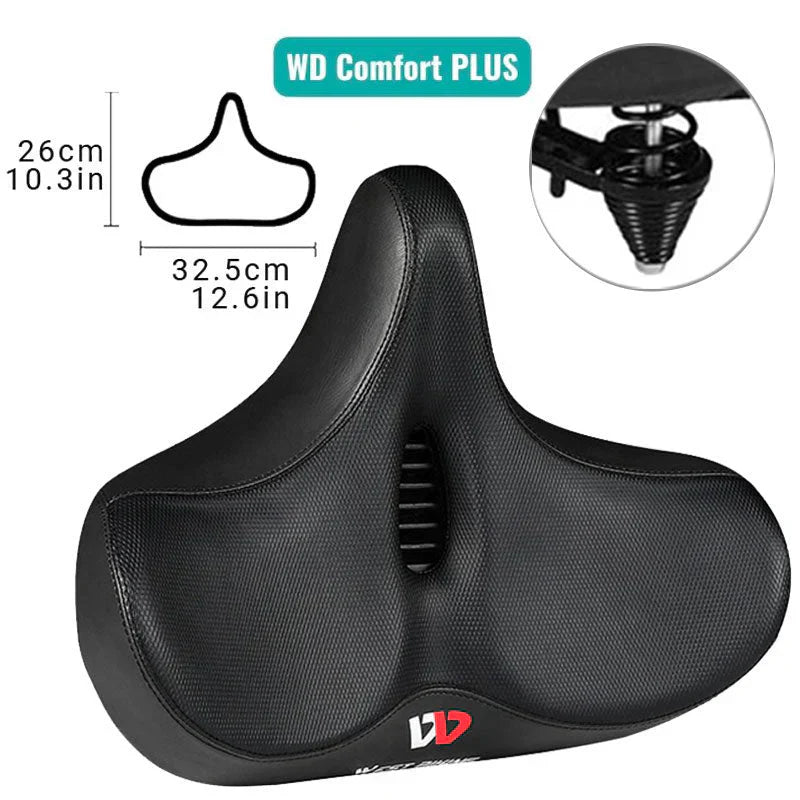 CyclePad - Comfortable Bicycle Saddle | Extra Wide Seat