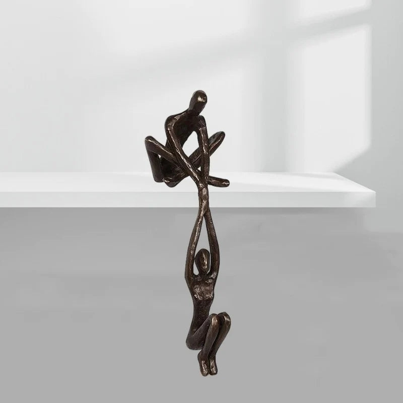 Decorative Love Figurine - Unique Sculpture Adding Balance and Style