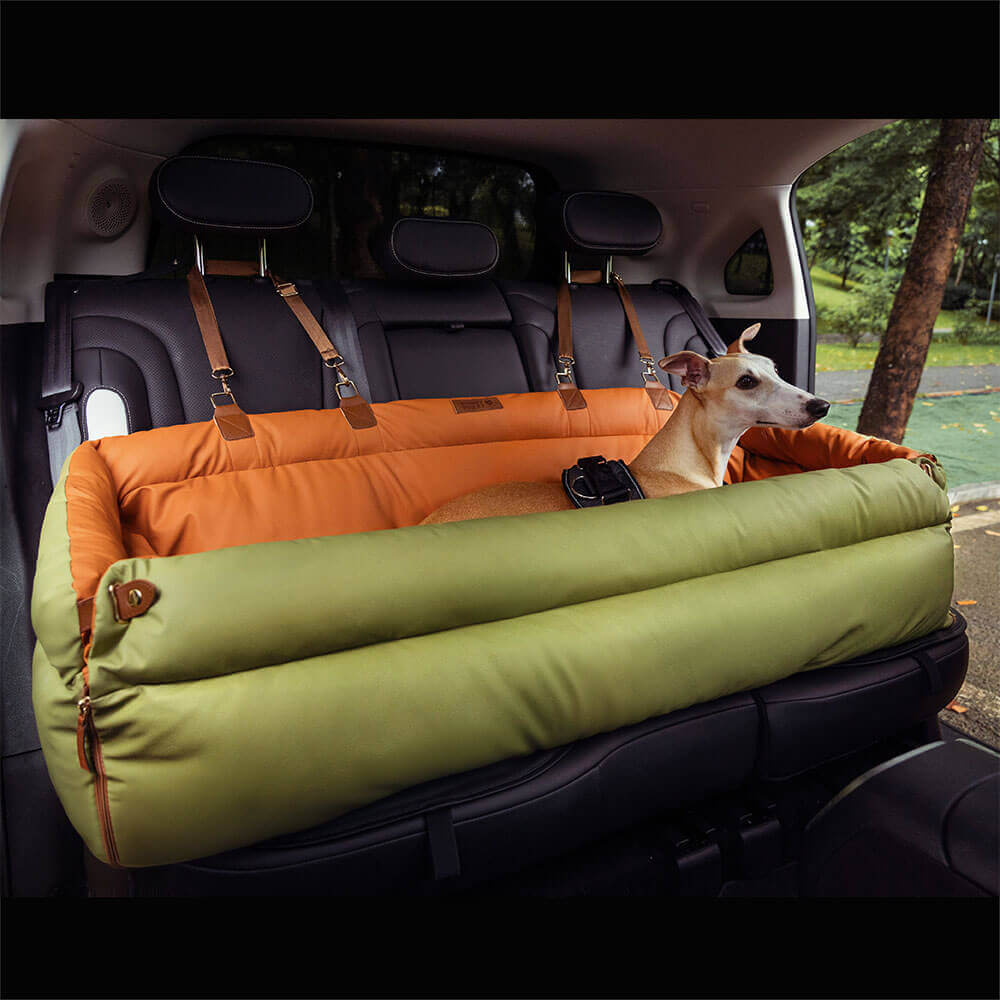 Deluxe Dog Seat for Car - Faux Leather Comfort | Urban Voyager