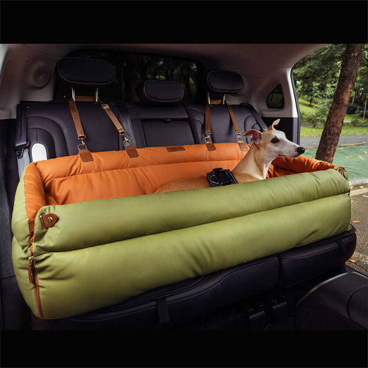 Deluxe Dog Seat for Car - Faux Leather Comfort | Urban Voyager