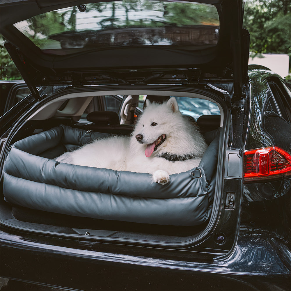 Deluxe Dog Seat for Car - Faux Leather Comfort | Urban Voyager