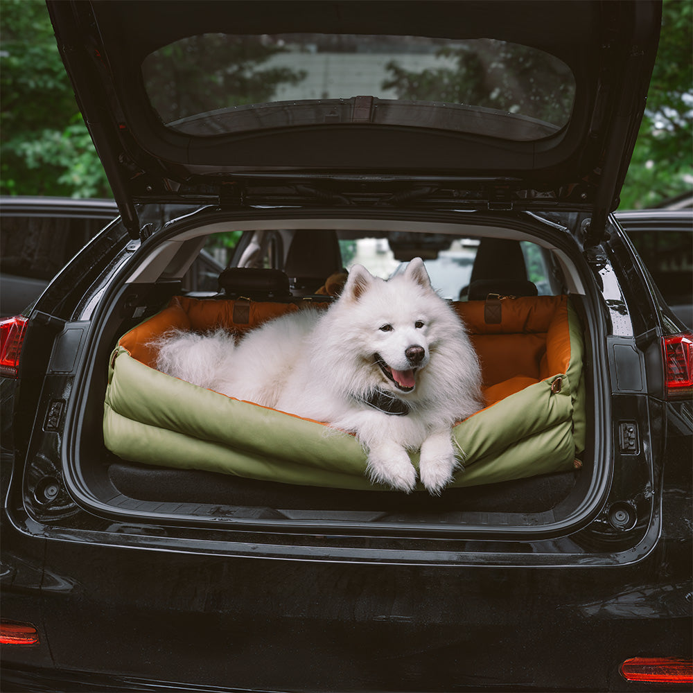 Deluxe Dog Seat for Car - Faux Leather Comfort | Urban Voyager