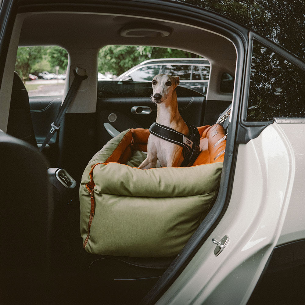 Deluxe Dog Seat for Car - Faux Leather Comfort | Urban Voyager