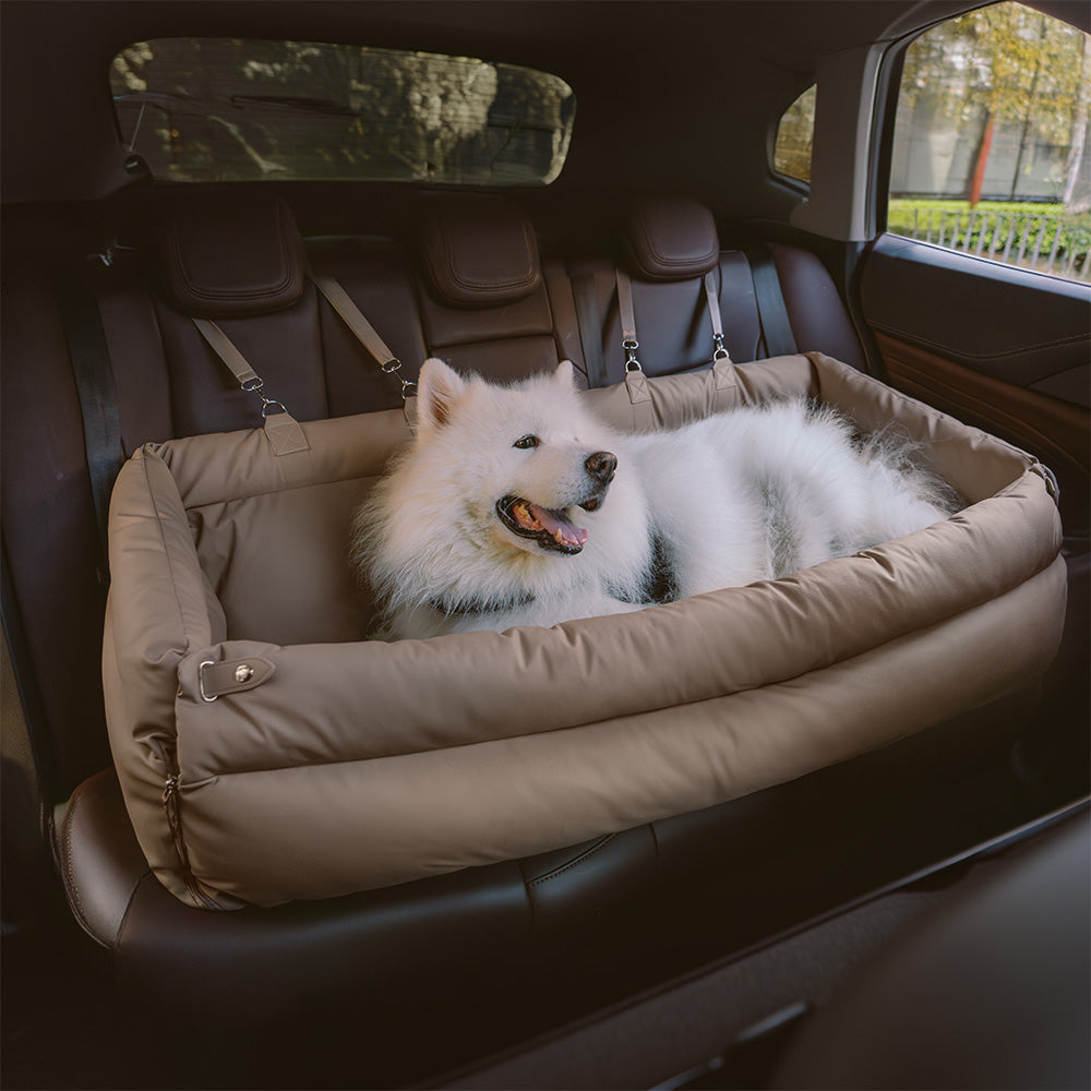 Deluxe Dog Seat for Car - Faux Leather Comfort | Urban Voyager