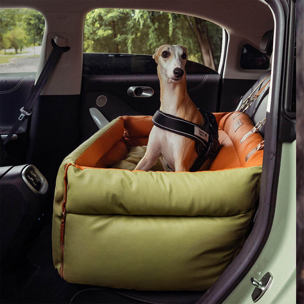 Deluxe Dog Seat for Car - Faux Leather Comfort | Urban Voyager