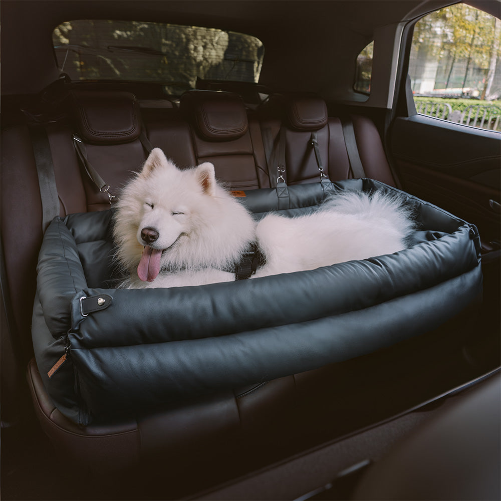 Deluxe Dog Seat for Car - Faux Leather Comfort | Urban Voyager